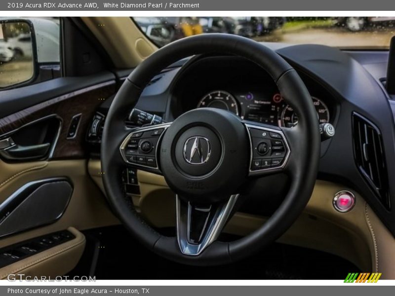White Diamond Pearl / Parchment 2019 Acura RDX Advance AWD