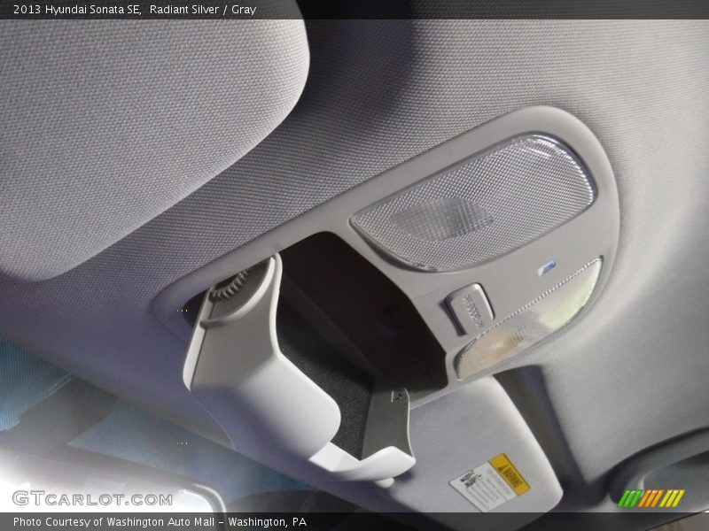 Radiant Silver / Gray 2013 Hyundai Sonata SE