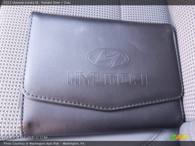 Radiant Silver / Gray 2013 Hyundai Sonata SE