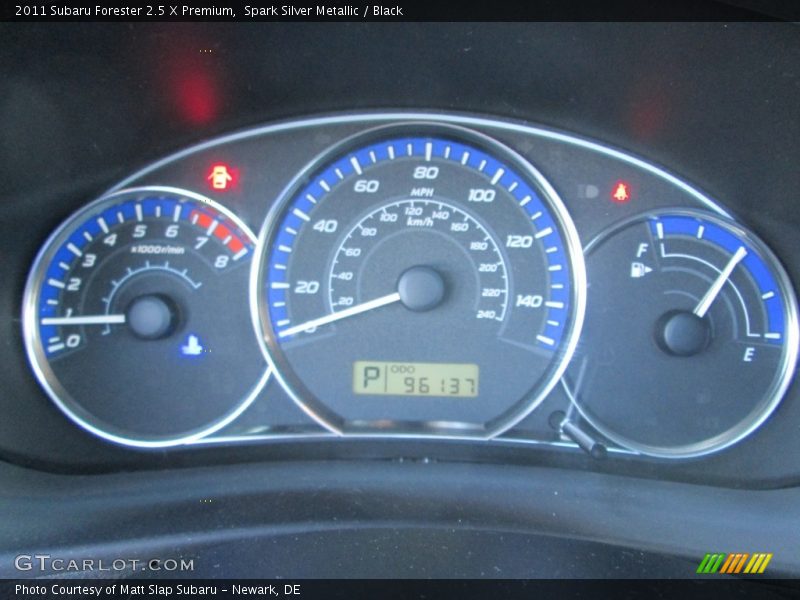 Spark Silver Metallic / Black 2011 Subaru Forester 2.5 X Premium