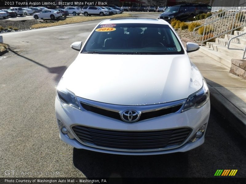 Blizzard White Pearl / Black 2013 Toyota Avalon Limited