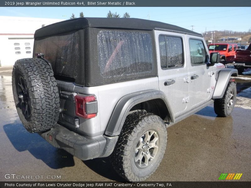 Billet Silver Metallic / Black 2019 Jeep Wrangler Unlimited Rubicon 4x4