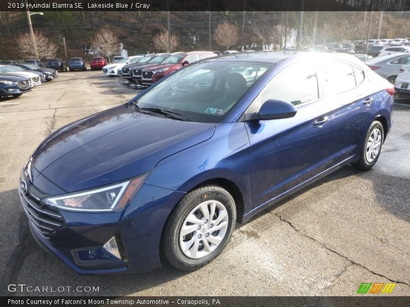 Lakeside Blue / Gray 2019 Hyundai Elantra SE