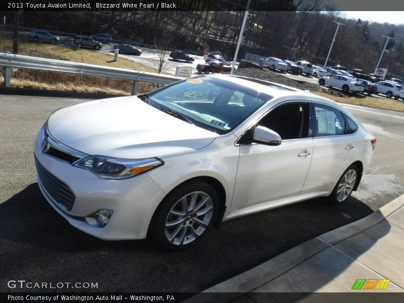 Blizzard White Pearl / Black 2013 Toyota Avalon Limited