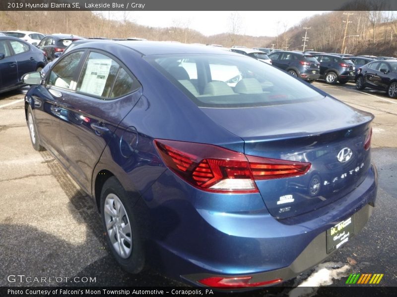 Lakeside Blue / Gray 2019 Hyundai Elantra SE