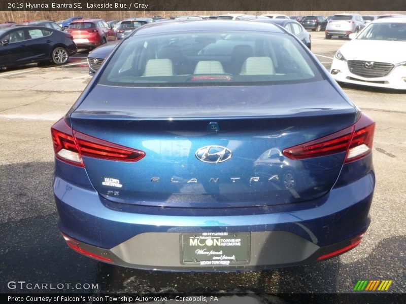 Lakeside Blue / Gray 2019 Hyundai Elantra SE