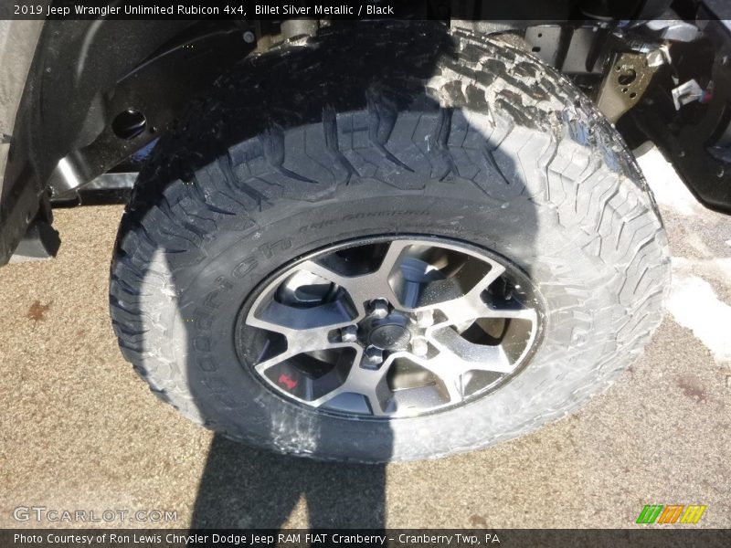 Billet Silver Metallic / Black 2019 Jeep Wrangler Unlimited Rubicon 4x4