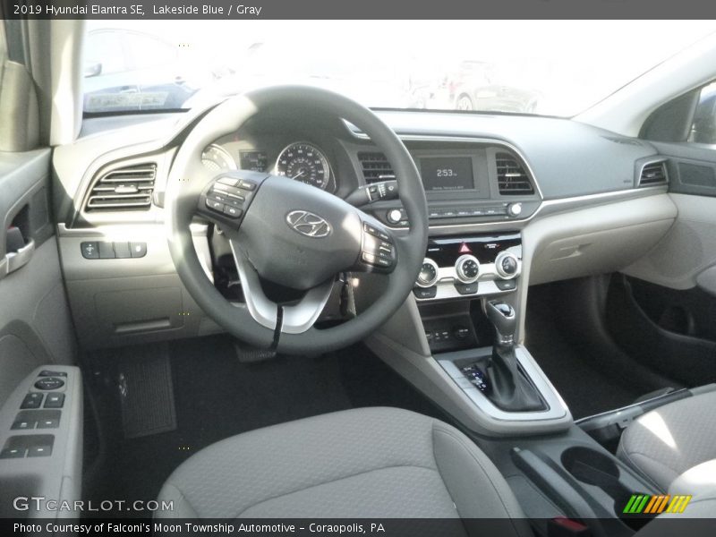 Lakeside Blue / Gray 2019 Hyundai Elantra SE