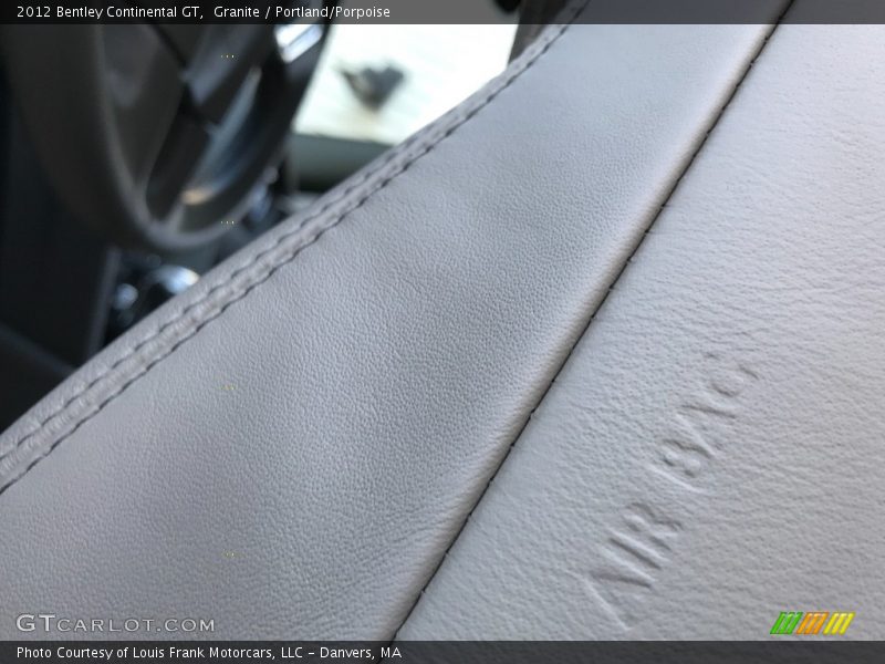 Granite / Portland/Porpoise 2012 Bentley Continental GT