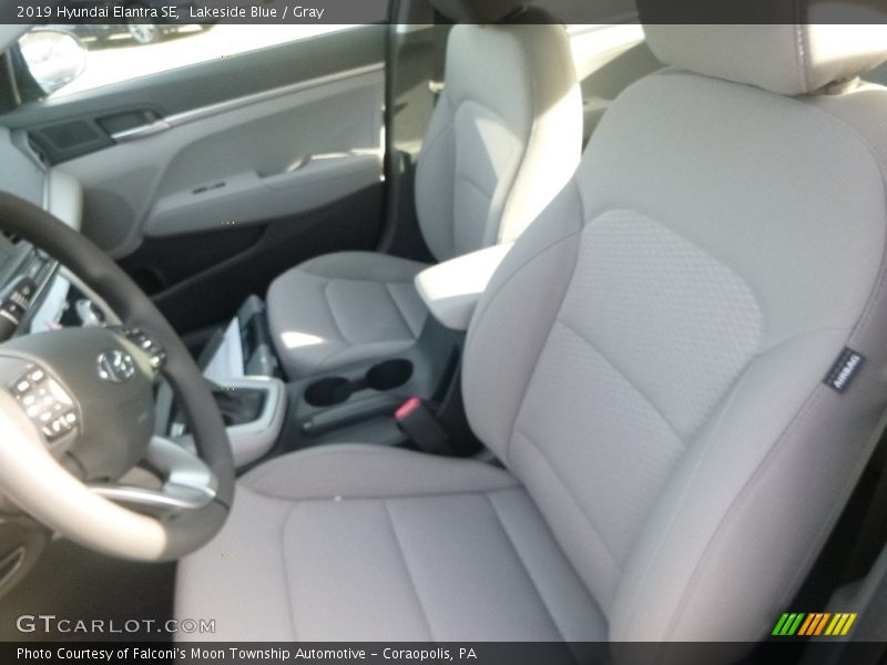 Lakeside Blue / Gray 2019 Hyundai Elantra SE