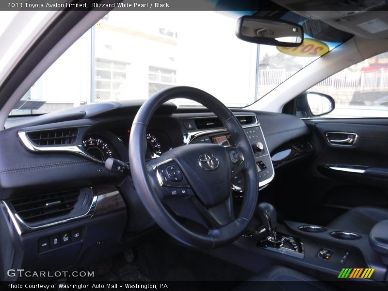 Blizzard White Pearl / Black 2013 Toyota Avalon Limited