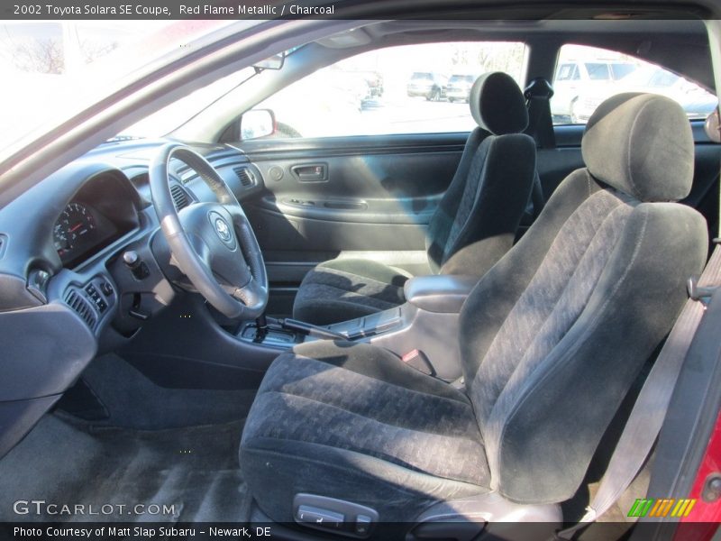 Red Flame Metallic / Charcoal 2002 Toyota Solara SE Coupe