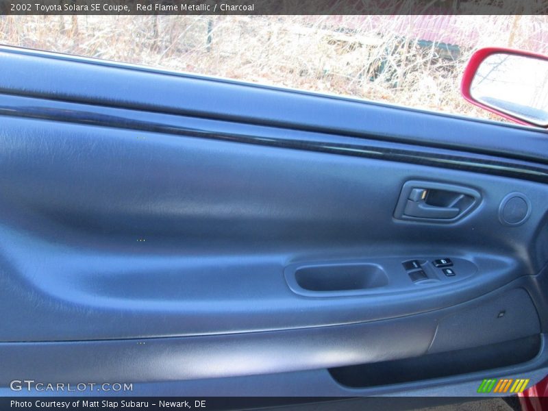 Red Flame Metallic / Charcoal 2002 Toyota Solara SE Coupe