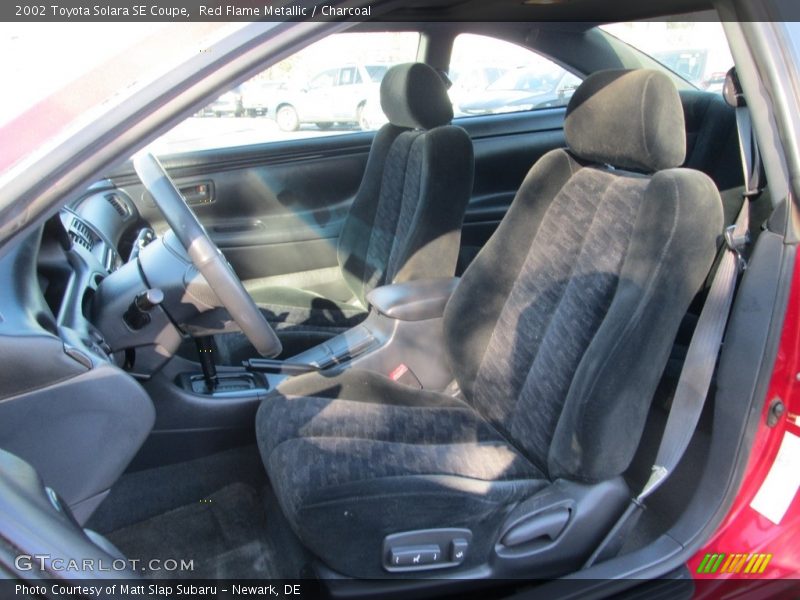 Red Flame Metallic / Charcoal 2002 Toyota Solara SE Coupe