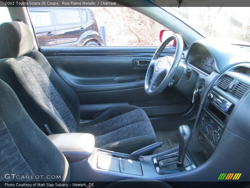 Red Flame Metallic / Charcoal 2002 Toyota Solara SE Coupe
