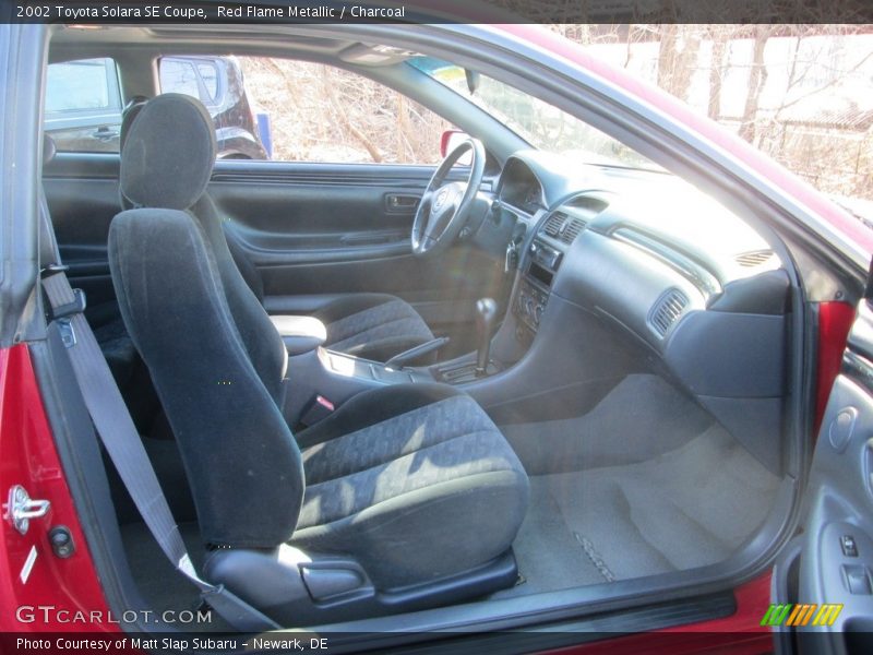 Red Flame Metallic / Charcoal 2002 Toyota Solara SE Coupe