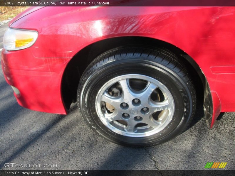 Red Flame Metallic / Charcoal 2002 Toyota Solara SE Coupe