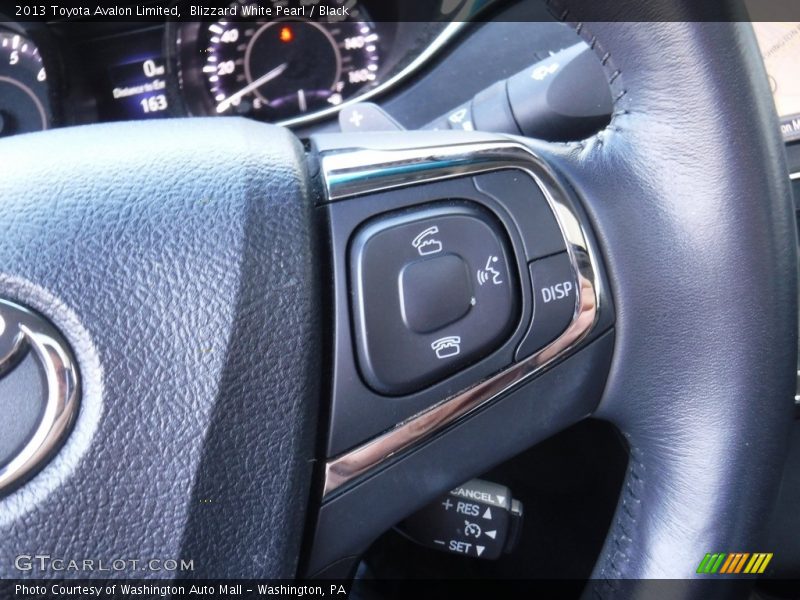 Blizzard White Pearl / Black 2013 Toyota Avalon Limited