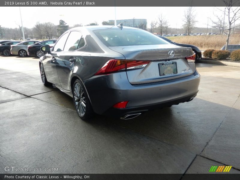 Nebula Gray Pearl / Black 2019 Lexus IS 300 AWD