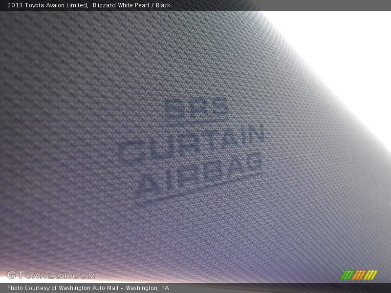 Blizzard White Pearl / Black 2013 Toyota Avalon Limited