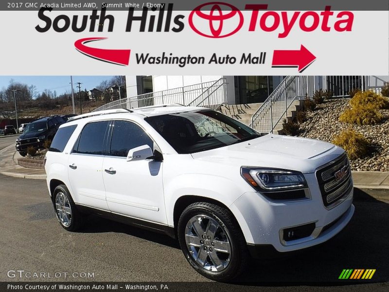 Summit White / Ebony 2017 GMC Acadia Limited AWD