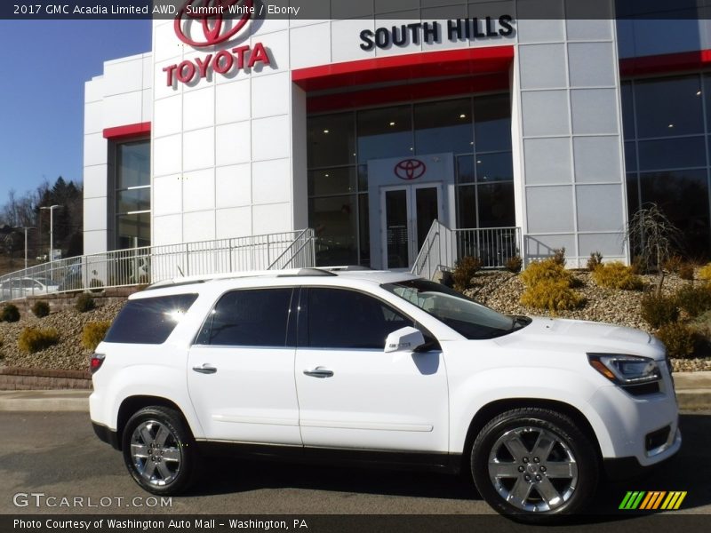 Summit White / Ebony 2017 GMC Acadia Limited AWD