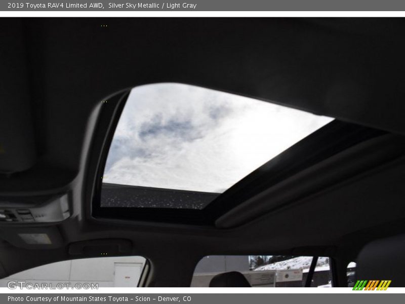 Silver Sky Metallic / Light Gray 2019 Toyota RAV4 Limited AWD