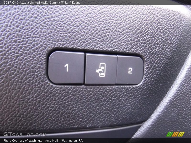 Summit White / Ebony 2017 GMC Acadia Limited AWD
