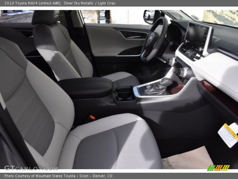 Silver Sky Metallic / Light Gray 2019 Toyota RAV4 Limited AWD