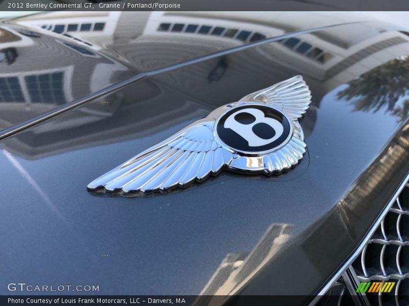 Granite / Portland/Porpoise 2012 Bentley Continental GT