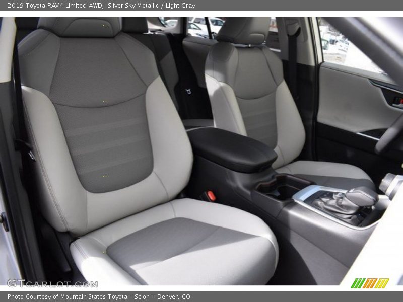 Silver Sky Metallic / Light Gray 2019 Toyota RAV4 Limited AWD