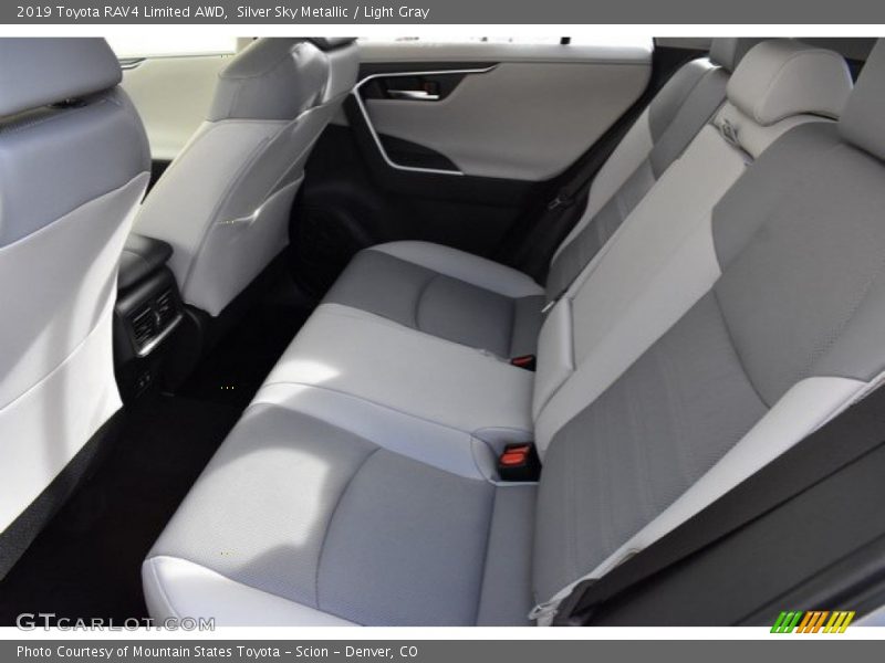 Silver Sky Metallic / Light Gray 2019 Toyota RAV4 Limited AWD