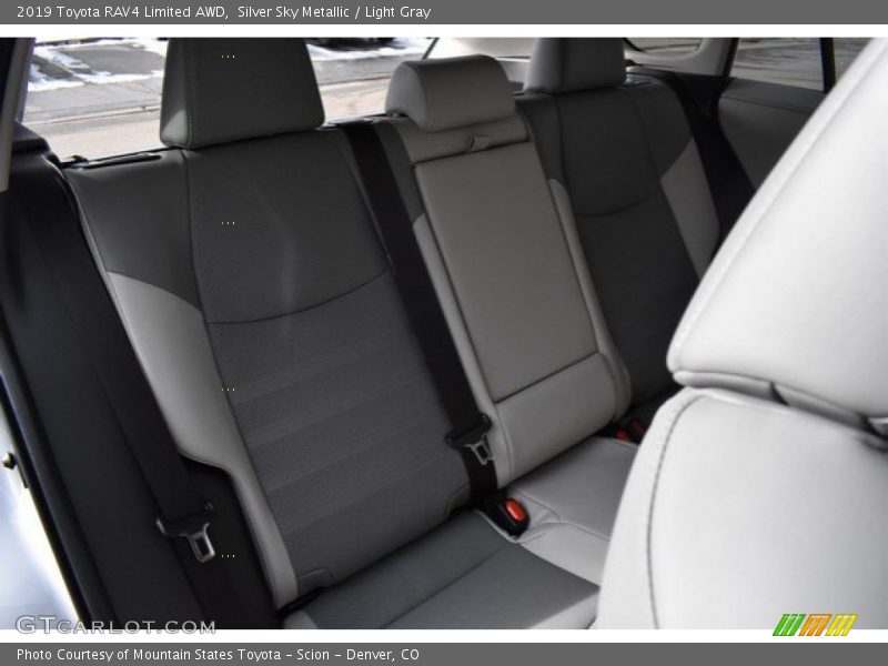 Silver Sky Metallic / Light Gray 2019 Toyota RAV4 Limited AWD