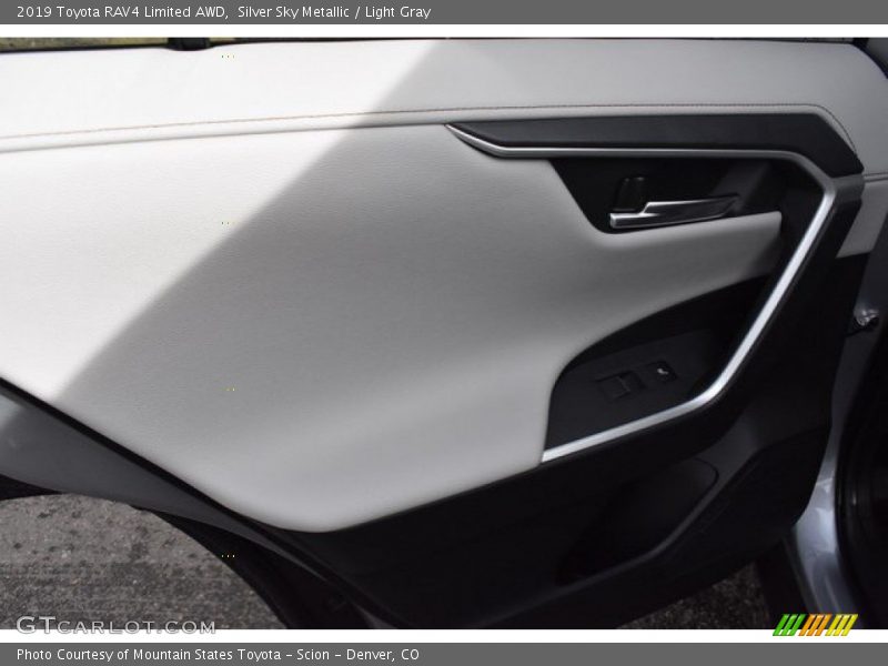 Silver Sky Metallic / Light Gray 2019 Toyota RAV4 Limited AWD