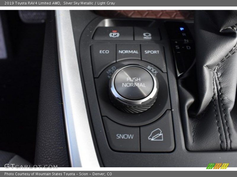 Silver Sky Metallic / Light Gray 2019 Toyota RAV4 Limited AWD