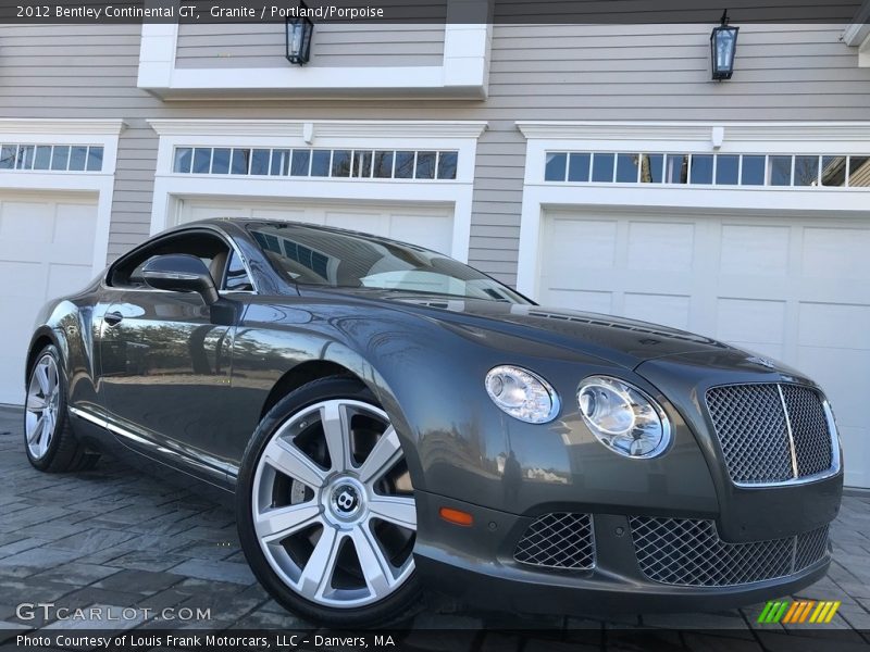 Granite / Portland/Porpoise 2012 Bentley Continental GT