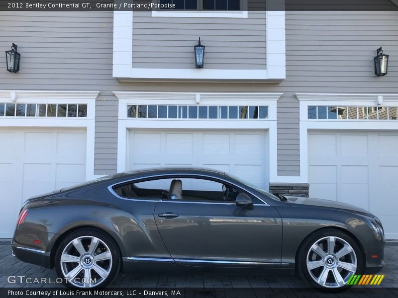 Granite / Portland/Porpoise 2012 Bentley Continental GT