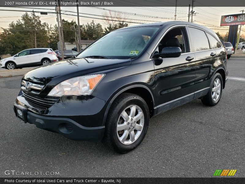 Nighthawk Black Pearl / Black 2007 Honda CR-V EX-L 4WD
