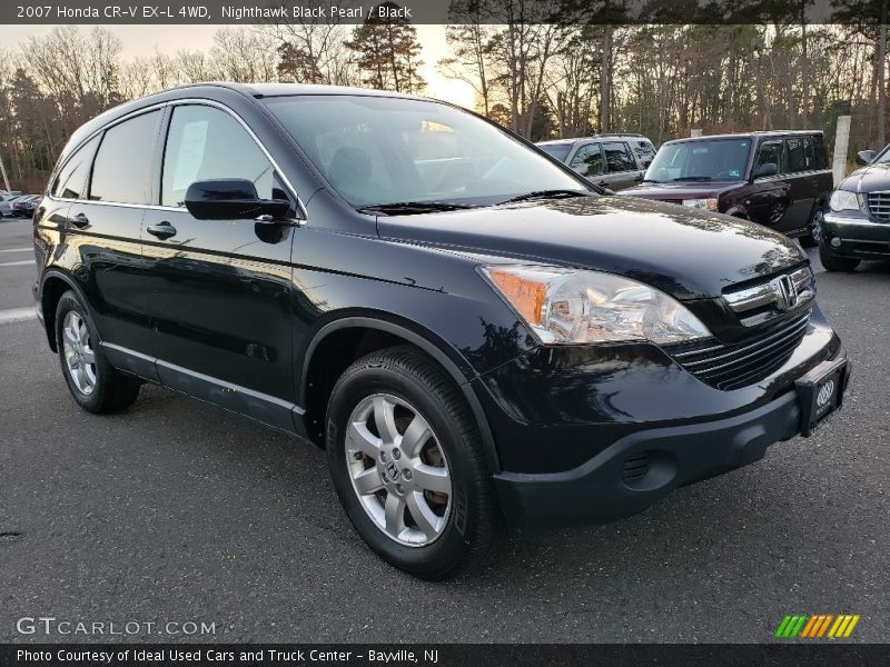 Nighthawk Black Pearl / Black 2007 Honda CR-V EX-L 4WD