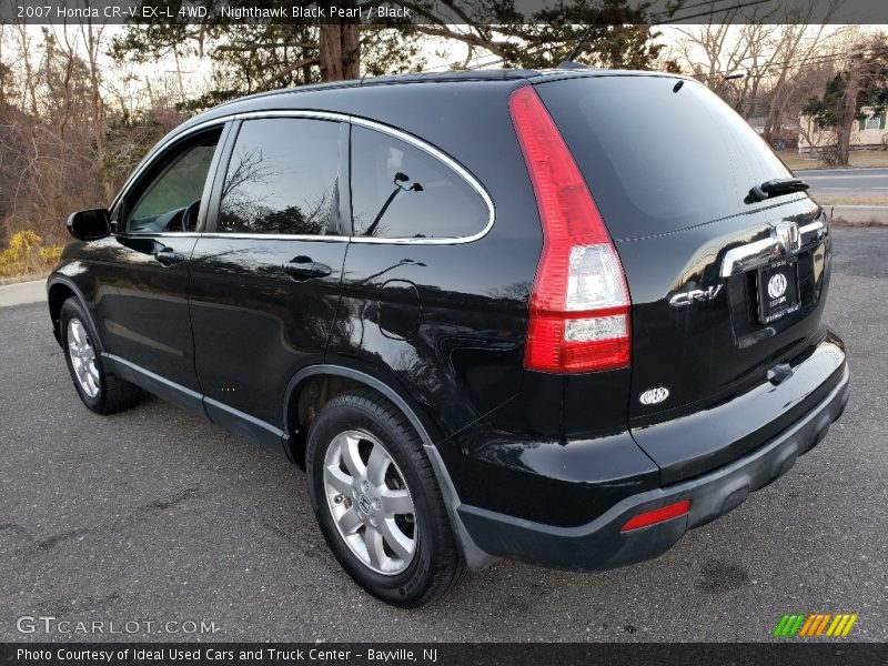 Nighthawk Black Pearl / Black 2007 Honda CR-V EX-L 4WD