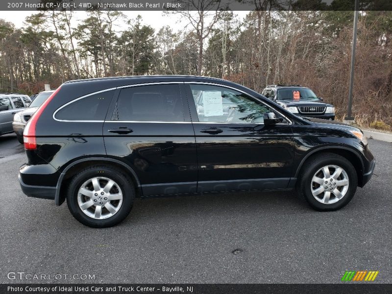 Nighthawk Black Pearl / Black 2007 Honda CR-V EX-L 4WD