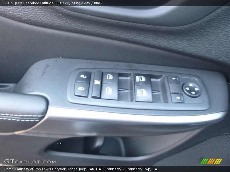 Sting-Gray / Black 2019 Jeep Cherokee Latitude Plus 4x4