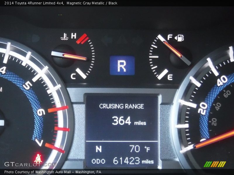 Magnetic Gray Metallic / Black 2014 Toyota 4Runner Limited 4x4