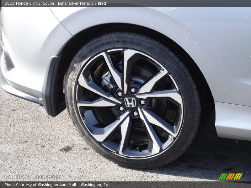 Lunar Silver Metallic / Black 2018 Honda Civic Si Coupe