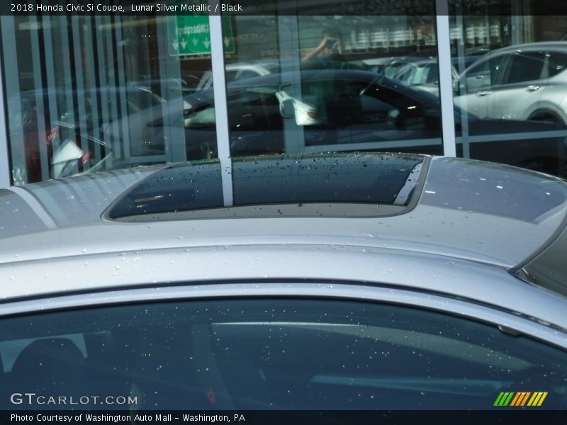 Lunar Silver Metallic / Black 2018 Honda Civic Si Coupe