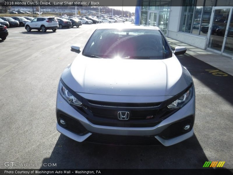 Lunar Silver Metallic / Black 2018 Honda Civic Si Coupe