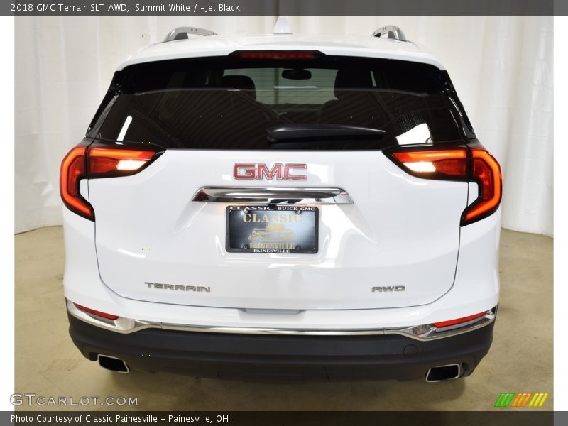 Summit White / ­Jet Black 2018 GMC Terrain SLT AWD