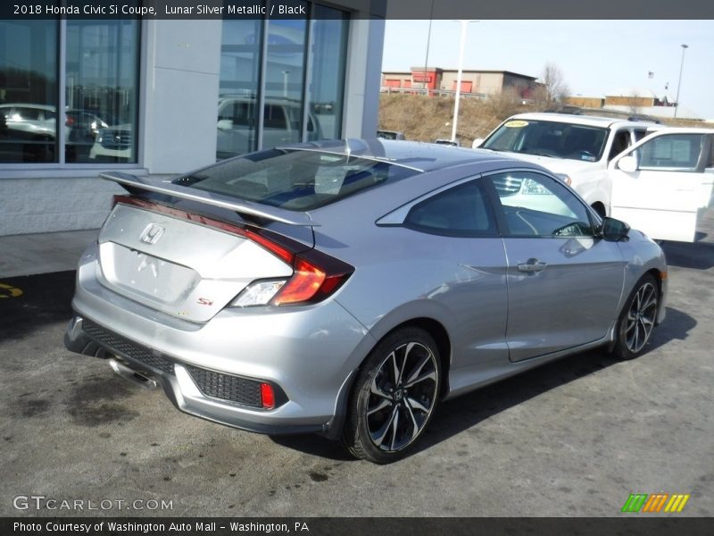 Lunar Silver Metallic / Black 2018 Honda Civic Si Coupe