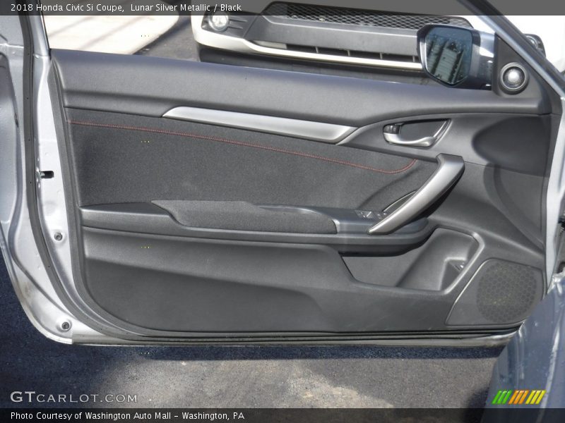 Lunar Silver Metallic / Black 2018 Honda Civic Si Coupe
