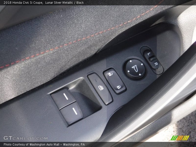 Lunar Silver Metallic / Black 2018 Honda Civic Si Coupe